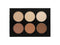 W7 Lift & Sculpt Cream Contour Kit - Concealing, Highlighting & Contouring Makeup Palette - Step-by-Step Instructions Included W7