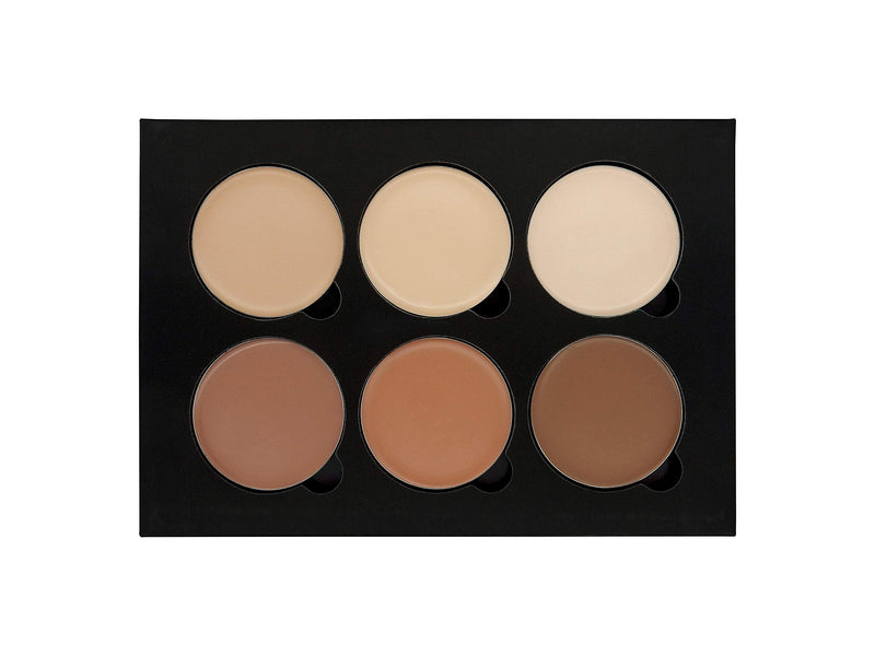 W7 Lift & Sculpt Cream Contour Kit - Concealing, Highlighting & Contouring Makeup Palette - Step-by-Step Instructions Included W7