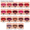 DC-BEAUTIFUL 18 Colors Lip Liners Pencil Set with 2 Pencil Sharpeners, Premium Waterproof Smooth Lip Pencils, Long Lasting Matte Makeup Lipliners(2022 Upgraded) DC-BEAUTIFUL
