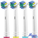 Oral B Replacement Brush Heads- Holiday Pack of 16 Double Clean, Cross, Floss, and Precise Oralb Braun Compatible Electric Toothbrush Parts- Fits Oral-B Kids, Pro 1000 + More! Alayna