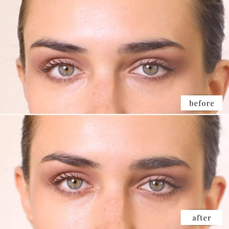 Elizabeth Mott Eyebrow Gel Makeup - Queen of the Fill Brow Tint and Filler - Brush to Fill in Eyebrows and Cover Gray Hairs - Cruelty Free - Dark Medium Brown , 4g Elizabeth Mott