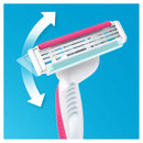 Gillette Venus Simply3 Disposable Razors for Women, 8 Count, Designed for a Close and Comfortable Shave Gillette Venus