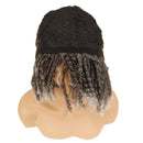 Dreadlock Synthetic Braiding Short Wigs for Black Women Crochet Twist Braids Wigs Afro Curly Synthetic Hair Braiding Wig African Hairstyle (M1B/27) Magibrunette