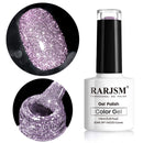 Glitter Gel Nail Polish, Gold Diamond Gelpolish Spark Shiny Nail Art Soak Off U V L E D Lacquer Gel Nail Starter Manicure Salon DIY at Home RAR82 Infinity Warehouse