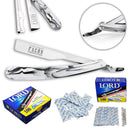 100 BLADES + Facón Professional Marble Straight Edge Barber Razor - Salon Quality Cut Throat Shavette FACON
