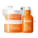 Bliss Anti-Aging Face Serum & Eye Cream Duo Skincare Set - Soothing Formula Infinity Warehouse