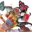 Eternal Collection – 4 Piece Set: Long Lasting, Quick Dry, Mirror Shine Nail Polish Set – Hardener, Bright and Shiny Finish - 0.46 Fluid Ounces Each (Tea Time) Eternal