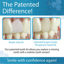 Instant Smile Complete Your Smile Temporary Tooth Replacement Kit - Replace a missing tooth in minutes - Patented Instant Smile Store