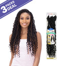 FreeTress Braids Wrap n Lock Hipsta Loc 18" (3-PACK, 1B) FREETRESS EQUAL WIG