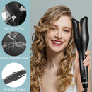 MIUOPUR Automatic Hair Curling Iron with Ceramic Ionic Barrel, Smart Anti-Stuck, Auto Rotating Hair Curling Wand with Temperature Display and Timer, Professional Hair Curler Styling Tool -Black MIUOPUR