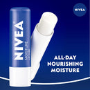 NIVEA Moisture Lip Care, Lip Balm Stick with Shea Butter, Jojoba Oil and Avocado Oil, 0.17 Oz, Pack of 4 NIVEA