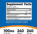 Nutricost Ubiquinol Softgels (100mg, 240 Softgels) - Superior Absorption Antioxidant | Active Form of CoQ10 - Gluten Free, Non-GMO Infinity Warehouse