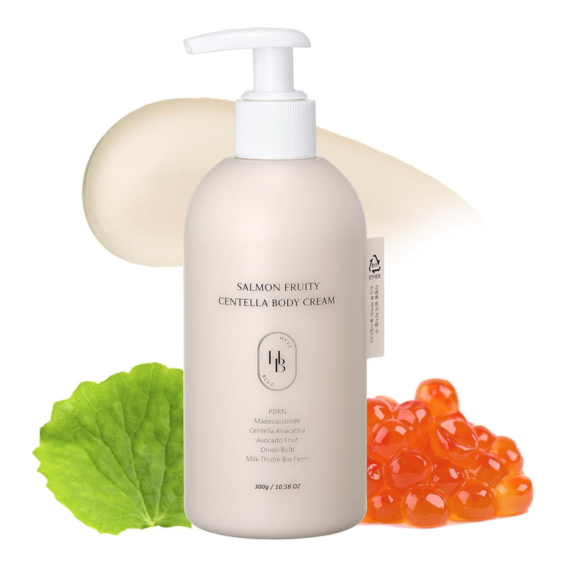 Salmon Fruity Centella Body Cream - Sensitive Skin, Itchy Skin, Korean Skincare, Bodycare, Hypoallergenic, Allergen-free Fragrance, PDRN, Salmon PDRN, Moisturizing, K-Beauty Infinity Warehouse