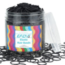 EAONE 1500Pcs Small Hair Bands Baby Hair Ties Tiny Elastics Rubber Bands for Girls and Women with Box Packaged, Black EAONE