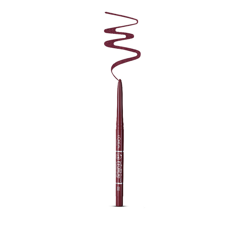 L'Oréal Paris Colour Riche Never Fail Lip Liner, Red/Wine, 0.009 oz. L'Oréal Paris