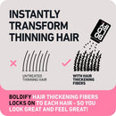 BOLDIFY Hair Fibers for Thinning Hair (HAZEL BROWN) Natural & Undetectable - Giant 28g Bottle - Completely Conceals Hair Loss in 15 Sec - Hair Topper for Fine Hair for Women & Men Boldify