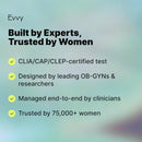 Evvy Vaginal Health Test | At-Home Microbiome Test for BV, Yeast Infection, Ureaplasma & More | Discreet Results in 7–10 Days | Clinician-Reviewed Report & Rx Options Infinity Warehouse