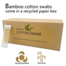 Organic Cotton Swabs Large Size 860pcs, Longer Bamboo Stick and More Cotton Quanzhou Chenchenchen E-Commerce Co.,Ltd Store