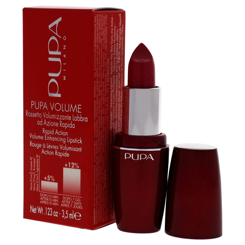 Pupa Milano Volume Enhancing Lipstick - Bright And Defined Lips - Smooth, Super Creamy And Comfortable Texture - Combats Flaking And Discomfort - Rapid Action - 305 Pop Fuchsia - 0.123 Oz PUPA Milano