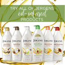 Jergens Oil-Infused Smoothing Avocado Moisturizer, 16.8 Fluid Ounces, with Avocado Oil and Oat Extract, for Visibly Replenished Skin, for All Skin Types Jergens