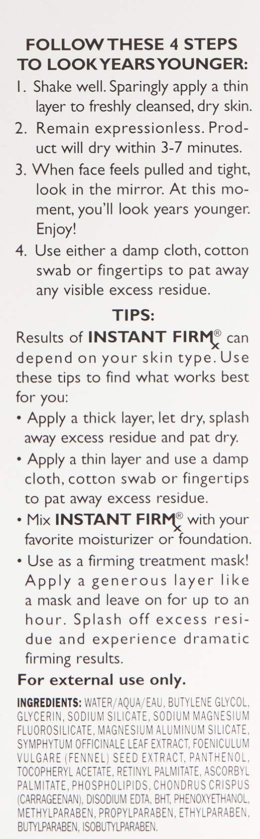 Peter Thomas Roth Instant FIRMx Temporary Face Tightener, Firm and Smooth the Look of Fine Lines, Deep Wrinkles and Pores Peter Thomas Roth