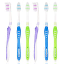 Colgate Super Flexi Toothbrush with Tongue Cleaner, Soft - Pack of 6 Colgate