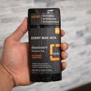 Every Man Jack Men's Natural Deodorant - Activated Charcoal | 2.7-ounce Twin Pack - 2 Sticks Included | Naturally Derived, Aluminum Free, Parabens-free, Pthalate-free, Dye-free, and Certified Cruelty Free Every Man Jack Store