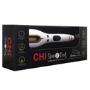 CHI Spin N Curl 1" Ceramic Rotating Curler In White, 1 Pound. Ideal for Shoulder-Length Hair between 6-16” inches. CHI