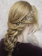 Yean Bride Crystal Wedding Hair Vine Pearl Bridal Long Headband Hair Accessories for Women and Girls (Silver) Yean