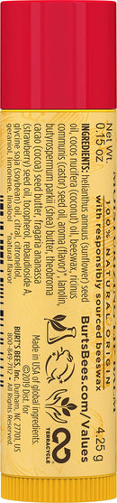 Burt's Bees Moisturizing Lip Balm, Strawberry, 0.15 Ounce Burt's Bees