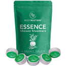 BodyRestore Shower Steamers (Pack of 15) Gifts for Women and Men - Tea Tree Oil Tablets Essential Oil Scented Aromatherapy Shower Bomb, Stress Relief Shower Tablets Body Restore