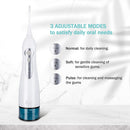 Initio Water Flosser 3 Modes, 300ML Cordless Dental Oral Irrigator, 3 Modes and 6 Jet Tips, IPX7 Waterproof with Travel Bag, Rechargeable Waterproof Teeth Cleaner for Home and Travel Initio