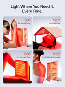 JMOON by Ulike ReGlow Max, Red Light Therapy for Face, Medical-Grade Red Light Therapy for Anti-aging, Blue Light Therapy for Acne | 3 Modes, 464 LEDs, 1040 cm² Large Area for Full-Body Care, Foldable Infinity Warehouse
