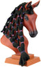 Breyer Horses Mane Beauty Horse Styling Head | Blaze | Black Extra-Long Silky No Tangle Mane | 10" x 4.25" x 4.25" | Styling Book, Brush, Hair Coils, Hair Clips, Elastics | Horse Toy | Model
