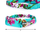 16 Packs Headbands for Women, EAONE Fashion Boho Headbands No Slip Head Bands Criss Cross Twisted Fabric Headwraps Cute Elastic Hair Bands for 90s, 2000s, Girls & Women with Storage Bag, Floral Style EAONE