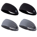 Headband with Buttons for Face Mask Holder Ear Protection Hair Covers for Nurses Doctors Elastic Headbands Sets Non Slip Ear Savers for Masks (D-2black 2gray) Zoldag