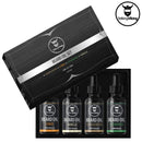 Scented Beard Oil Variety Pack of 4 - Natural Citrus, Vanilla, Sandalwood, & Cedarwood Sampler Scents for Men - Softens & Conditions with Organic Tea Tree, Argan, & Jojoba Oils - Striking Viking Striking Viking