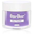 OneDor Nail Dip Dipping Powder – Acrylic Color Pigment Powders Pro Collection System, 1 Oz. (18 - Purple) Onedor