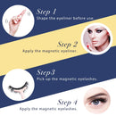 Arishine Magnetic Eyelashes with Eyeliner - Magnetic Eyeliner and Magnetic Eyelash Kit - Eyelashes With Natural Look - Comes With Applicator - No Glue Needed Arishine