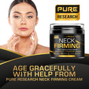 PURE RESEARCH Neck Firming Cream - Anti Wrinkle Cream Day & Night Face Neck and Décolleté Cream - Moisturizing, Lifting & Hydrating Infinity Warehouse
