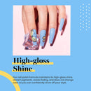 Beetles Gel Nail Polish, 1Pcs 15ML Blue Color Soak Off Gel Polish Nail Art Manicure Salon DIY at Home beetles Gel Polish Store