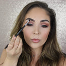 Angled Eyebrow Brush with Spoolie - Beauty Junkees Duo Eye Brow Brush and Comb with Firm Thin Angle for Filler, Tint, Liner, Definer, Shaper, Tamer, Cruelty Free Beauty Junkees