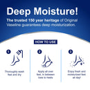Vaseline Deep Moisture Foot Cream For Dry Cracked Feet & Heel, Non-Greasy Cracked Heel Cream, 1.94 OZ (Pack of 2) Vaseline
