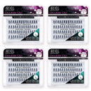 Ardell False Eyelashes Double Up Individuals Knot-Free Long Black 4 Pack Ardell
