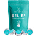 BodyRestore Shower Steamers (Pack of 15) Gifts for Women and Men - Eucalyptus & Peppermint Essential Oil Scented Aromatherapy Bath Bomb for Your Shower, Nasal Congestion Relief Shower Tablets Body Restore
