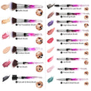 LUXAZA 15PCS Professional Makeup Brush Set,Sparkling Crystal Style Makeup Brushes Premium Synthetic Include Foundation,Eyeshadow,Contour Makeup Brushes for Women & Girls LUXAZA Store
