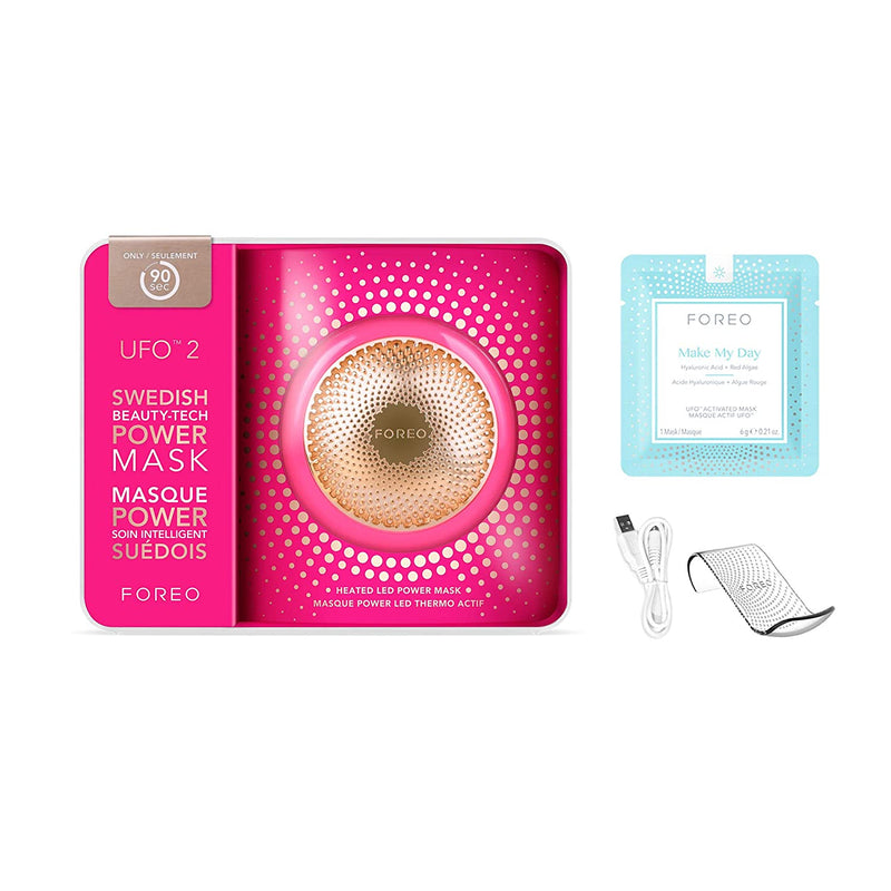 FOREO UFO 2 Power Mask & Light Therapy Device, Fuchsia martinandmark.com