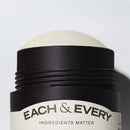 Each & Every Natural Aluminum-Free Deodorant for Sensitive Skin with Essential Oils, Plant-Based Packaging, Rose & Vanilla, 2.5 Oz. Each & Every
