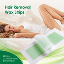 Avashine Body Wax Strips, Waxing Kit Contains 64 Strips Avashine