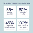 Fatty15 C15:0 Pentadecanoic Acid Supplement The Longevity Nutrient - 90 Vegan Capsules - 3x Cellular Benefits of Fish Oil Omega 3 Supplements - Gut Health, Liver Support, & Mitochondrial Health Infinity Warehouse